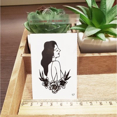 【萌古屋】百態人17單圖 - 男女防水紋身貼紙刺青貼紙 K43