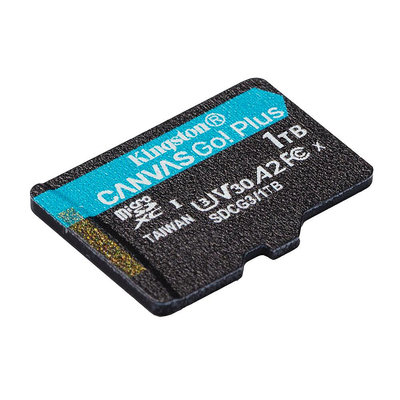 金士頓 Kingston Canvas Go!+ 1TB microSD A2 V30 高速記憶卡 (KTCG3-1TB)