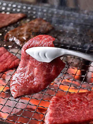新品洋食器日本進口304不銹鋼食品夾戶外燒烤夾家用牛排烤肉夾防燙夾