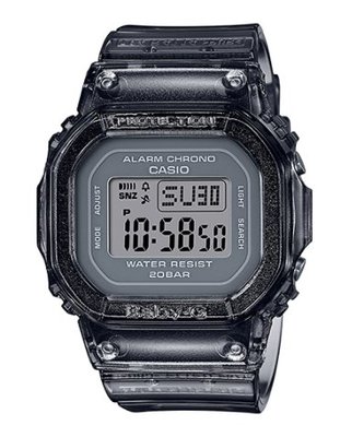 【萬錶行】CASIO BABY G 果凍系列雙顯手錶 BGD-560S-8