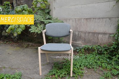 夏洛特/flap-back chair /洗白椅架訂製款ABU亞麻布灰色