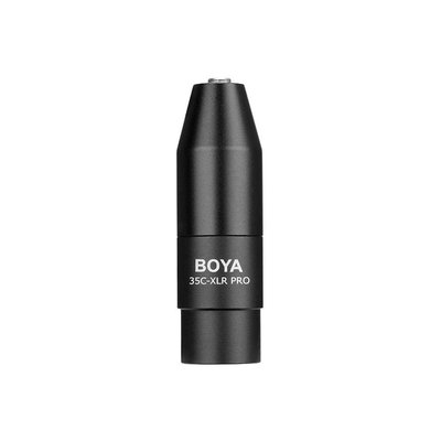 【EC數位】BOYA BY-35C-XLR PRO 麥克風 3.5mm TRS 母 – 卡儂 XLR 公 全鋁轉接頭