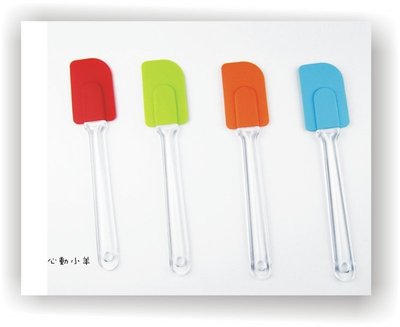 彩色矽膠耐高溫彩色一體成形刮刀烘焙工具(超好用橡皮矽膠刮刀)，烘焙、手工皂專用