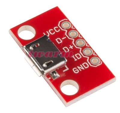 《德源科技》r)Sparkfun原廠 Breakout Board for USB microB (BOB-12035)