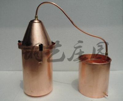 純手工銅制蒸餾器水密封純露機傳統工藝定做精油古法蒸餾純露機