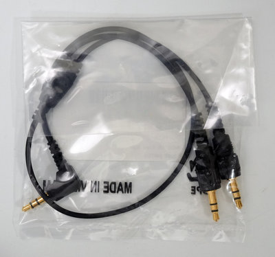 全新 SONY原廠 UWP-D27 URX-P03D 無線麥克風用 3.5mm-雙3.5mm 聲音訊號線