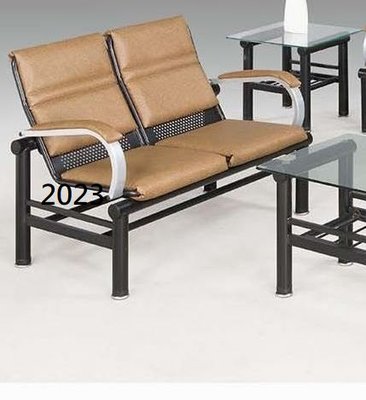 最信用的網拍~高上{全新}吉利2人鋼製沙發(252-07)雙人鋼製沙發/辦公雙人沙發~~2023