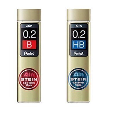 [洛克索克專賣本舖] PENTEL ORENZ 0.2mm自動鉛筆芯 筆蕊 補充筆芯超極細蕊  B與HB 2款任選