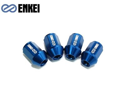 【Power Parts】ENKEI 輕量化螺絲組 藍色 M12x1.5 4顆組