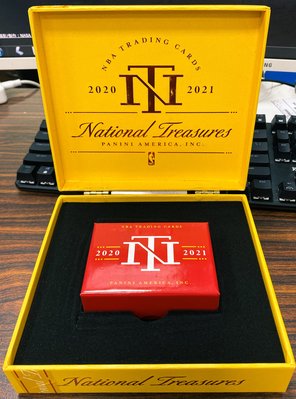 【藏卡閣】PANINI National Treasures 大國寶系列 空盒 藍球卡盒 已拆封空盒