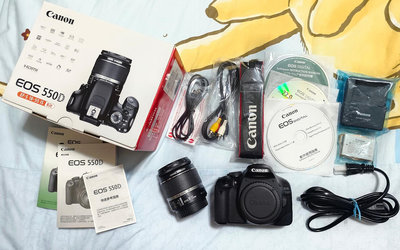 二手 公司貨 Canon EOS 550D 數位單眼相機 EF-S 18-55mm IS Kit鏡頭