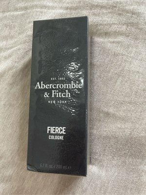 Abercrombie and Fitch A&amp;F 男生古龍水 FIERCE 經典男生香水 200ml 現貨在台（這瓶是舊包裝濃香水）