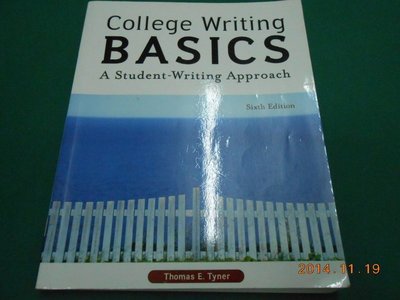 《College Writing BASICS A Student-Writing Approach》八成新 有劃記
