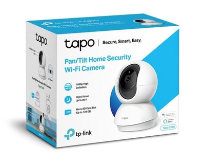 【S03 筑蒂資訊】含稅 TP-Link Tapo C200 旋轉式家庭安全防護 Wi-Fi 攝影機