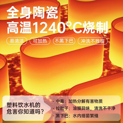 魔力貓盒貓咪飲水機陶瓷恒溫自動喂水器貓喝水流動不插電寵物