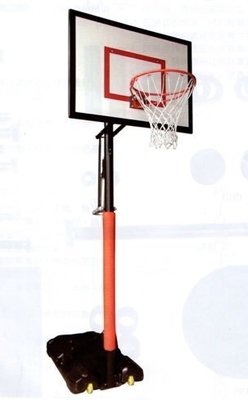 【綠色大地】升降式氣壓籃球架 YM800 FRP籃板 水箱籃球架 需自行組裝 運費另計 配合核銷 訂購請先詢問
