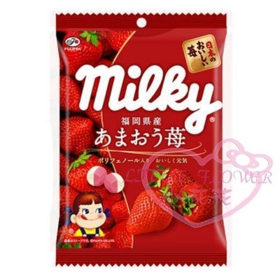 ♥小公主日本精品♥ 日本不二家新品草莓牛奶糖大包裝 80g 人氣香醇濃厚 休閒時零食糖果 15003201