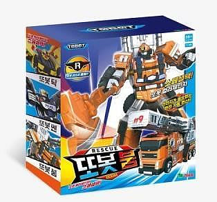 可超取🇰🇷韓國境內版 宇宙奇兵 tobot 機器戰士 橘色 消防車 特別版 自動變形 變形 機器人 模型