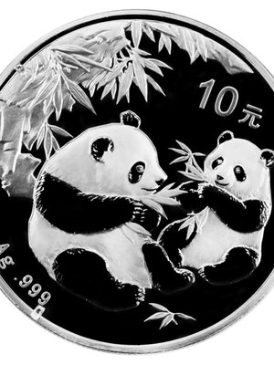 2006年熊貓銀幣1盎司中國金幣 999銀紀念幣10元熊貓幣 錢幣 紀念幣 銀幣【奇摩錢幣】1052