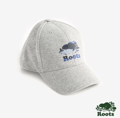 Roots 風景海狸棒球帽 帽子 遮陽帽 運動帽 男女-灰色
