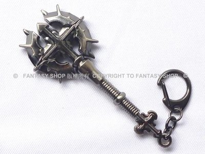 FANTASY SHOP~魔獸世界(WORLD OF WARCRAFT)狂烈鬥士斬首者雙手斧鑰匙圈扣飾