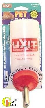 立可吸- 小寵物飲水瓶 老鼠免子天竺鼠飲水器 - 8oz小容量(240cc.) 美國寵物第一品牌LIXIT