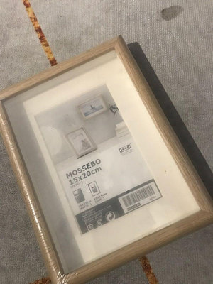 IKEA IKEA 畫框 相框 裝飾 全新 木框 15*20cm Mossebo  4X6照片 出清