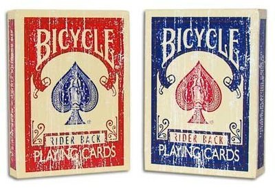 【USPCC撲克】BICYCLE 古幻境 faded 掉漆牌骨董牌-紅背/藍背