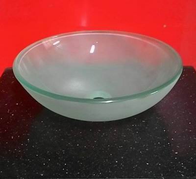 【鹿港衛浴】~~~工廠直營~~~精緻精品綠光強化玻璃碗公盆~玻璃盆