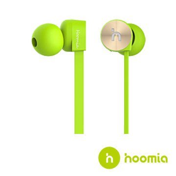 hoomia 好米亞 E1G (好米亞綠) 鸚鵡螺入耳式立體聲耳機