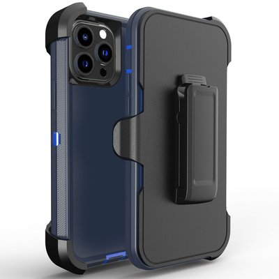 GMO  2免運蘋果iPhone 13 mini 5.4吋軍用超防摔內PC+外TPU 寶藍可無線充電手機殼套保護殼套