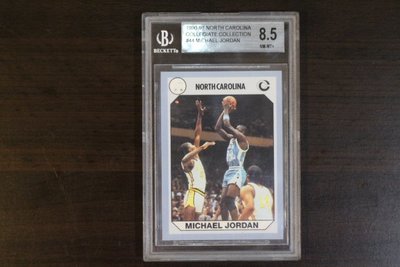 傳奇球星~Michael Jordan 1990-91 North Carolina 北卡大學鑑定卡
