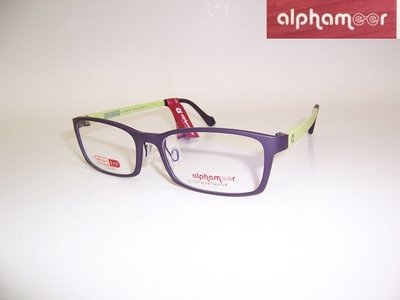 光寶眼鏡城(台南)alphameer許瑋甯代言,ULTEM最輕鎢碳塑鋼有鼻墊眼鏡*AM-3501/C106