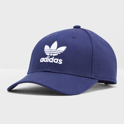 【AYW】ADIDAS ORIGINALS TREFOIL CAP 復古 老帽 棒球帽 鴨舌帽 深藍 電繡 正版 公司貨