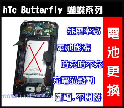 hTc蝴蝶機待機不足Butterfly耗電htc蝴蝶3電池更換htc蝴蝶自動關機 斷電htc蝴蝶機不開機