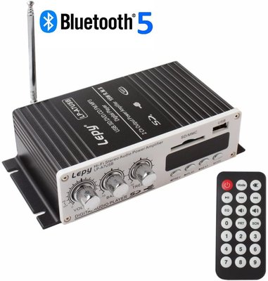 ~最新款~樂派 LP-A7USB FM聲音調頻迷你藍芽擴大機 USB 搖控器 藍芽 雙聲道 車用 家用~現貨~
