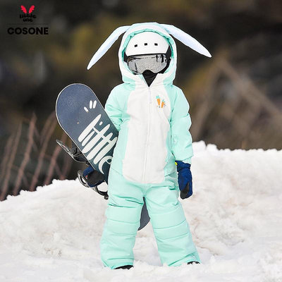 Little One兒童滑雪服女童滑雪褲兒童連體滑雪服單板套裝男童裝備