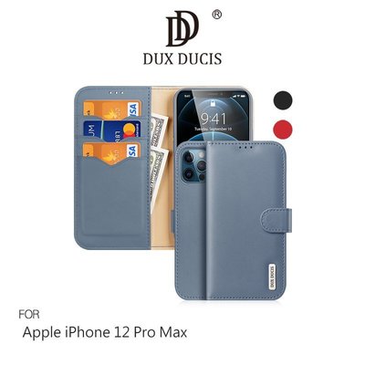 【妮可3C】DUX DUCIS Apple iPhone 12 Pro Max Hivo 真皮保護套