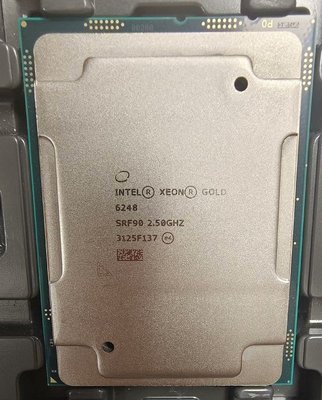 Intel 6248 XEON Gold正式版伺服器CPU金牌至強處理器20核40線程