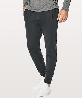 LULULEMON Intent Jogger 四向彈性伸展 灰黑 瑜伽褲 Crossfit 重訓健身 男Yoga XS