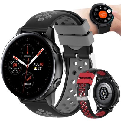 Active2 矽膠錶帶, 適用於 Samsung Galaxy Watch Active 2 40mm 44mm 錶帶