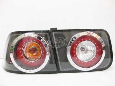 ~~ADT.車材.車材~~CIVIC K8 2門 外銷版紅心圓 LED黑底尾燈一組1800 DEPO製 特價只剩一組