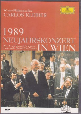 音樂居士新店#New year's concert 1989年維也納新年音樂會 克萊伯 D9 DVD