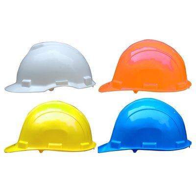 台灣製 日式 工作帽 重型 (藍色/白色/柑色/黃色) 工程帽 安全帽 工業帽 工地帽 美式山型