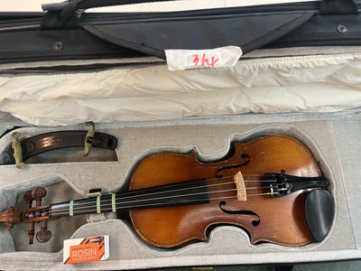 順風提琴@二手德國天然虎紋3/4小提琴。老琴。產地：德國。