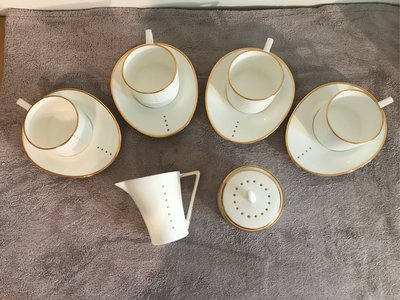 MANDARIN 經典設計 骨瓷 下午茶具 咖啡杯 十件組