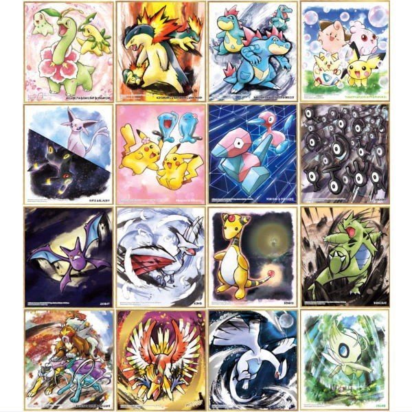 BANDAI 日版盒玩 精靈寶可夢 神奇寶貝 Pokemon 色紙 ART2 第2彈