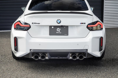 ✽顯閣商行✽日本 3D design BMW G87 M2 碳纖維尾翼 碳纖維鴨尾 空力套件 改裝 G87 M2 CS G42 M240i