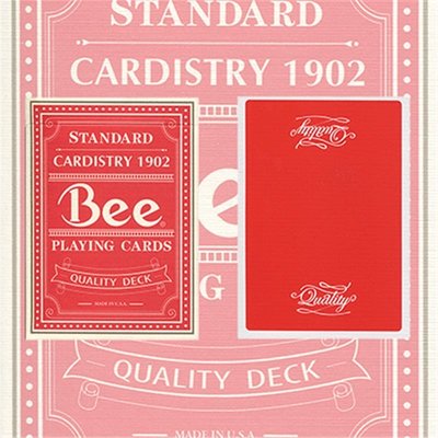 【USPCC撲克】Quality Bee Playing Cards 紅色蜜蜂頂級撲克牌