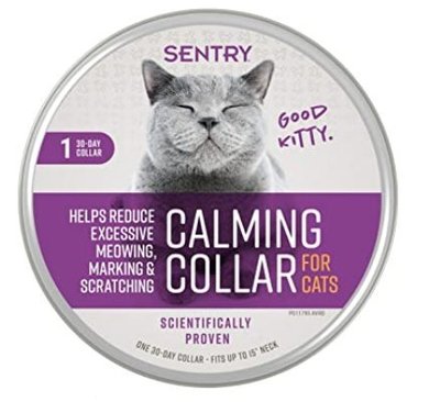 1條  貓用 費洛蒙 項圈 Sentry 情緒 Calming Collar 無鐵盒
